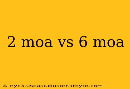 2 moa vs 6 moa