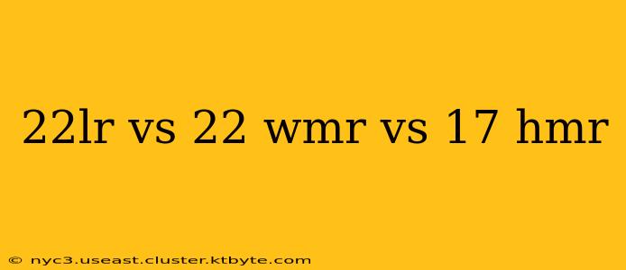 22lr vs 22 wmr vs 17 hmr