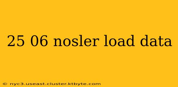 25 06 nosler load data