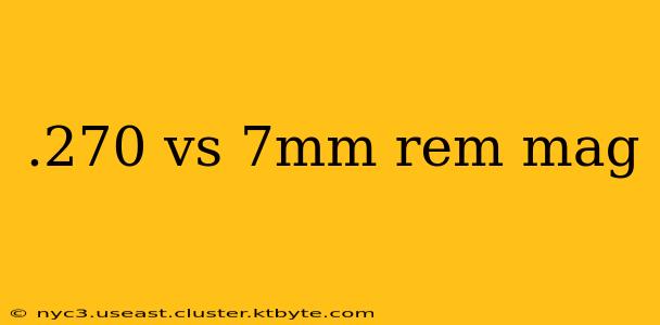 .270 vs 7mm rem mag