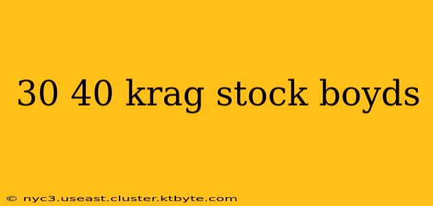 30 40 krag stock boyds