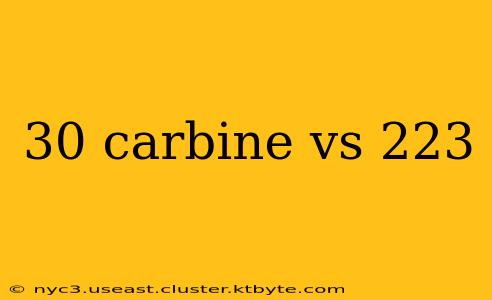 30 carbine vs 223