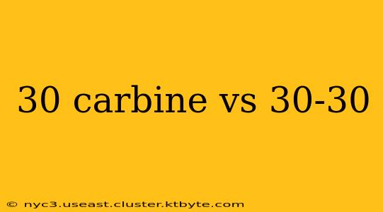 30 carbine vs 30-30