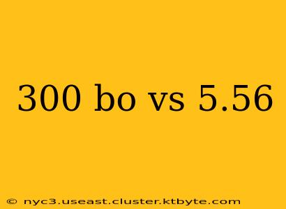 300 bo vs 5.56