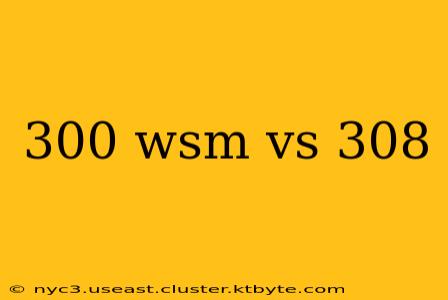 300 wsm vs 308