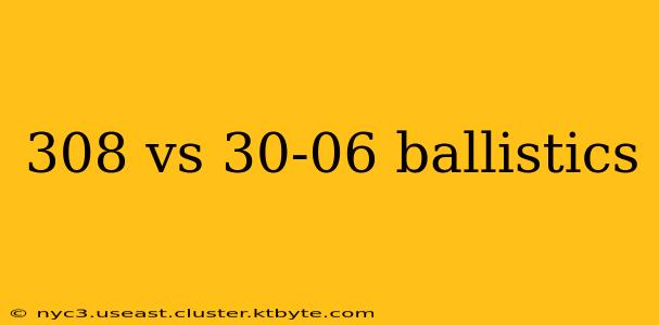 308 vs 30-06 ballistics