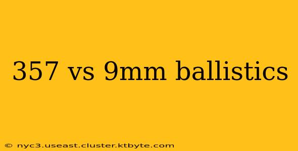 357 vs 9mm ballistics