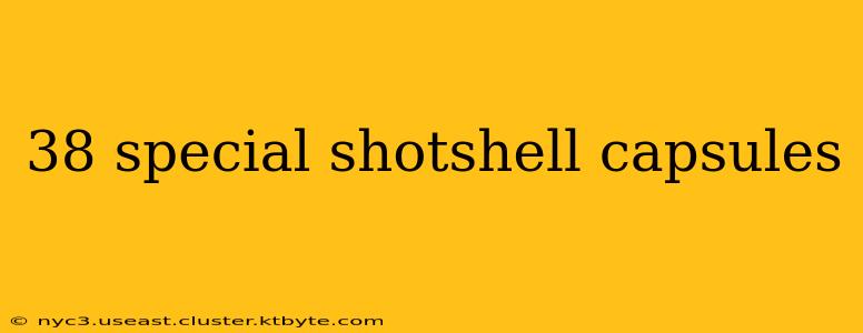 38 special shotshell capsules