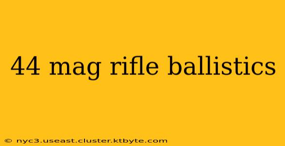 44 mag rifle ballistics