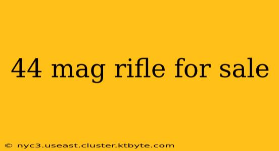 44 mag rifle for sale