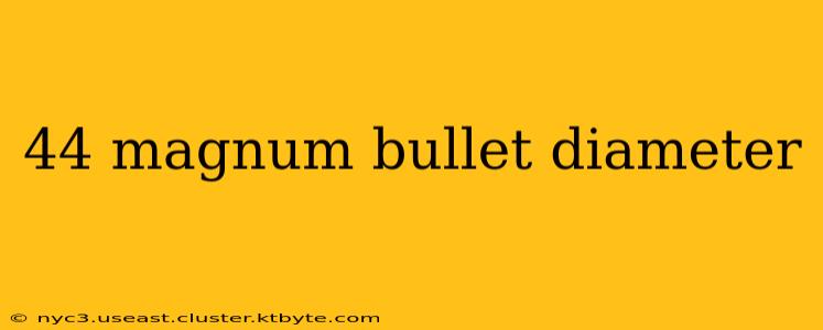 44 magnum bullet diameter