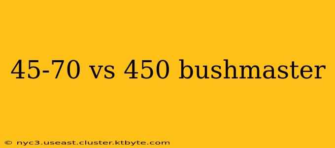 45-70 vs 450 bushmaster