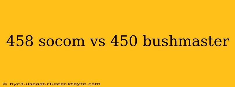 458 socom vs 450 bushmaster