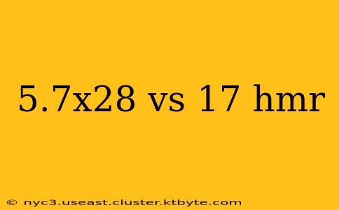 5.7x28 vs 17 hmr