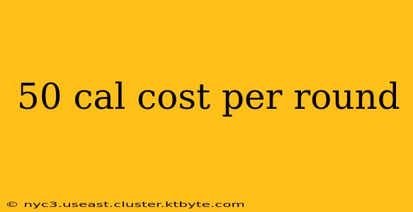 50 cal cost per round