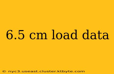 6.5 cm load data