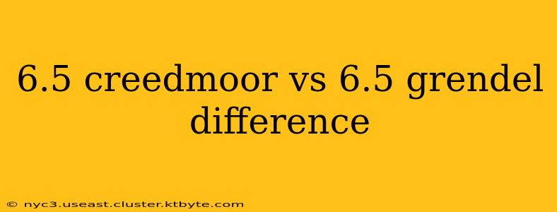 6.5 creedmoor vs 6.5 grendel difference