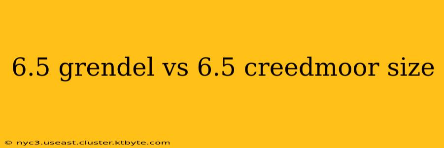 6.5 grendel vs 6.5 creedmoor size