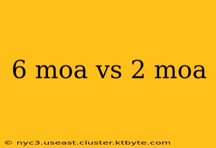 6 moa vs 2 moa