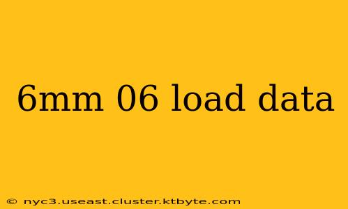 6mm 06 load data