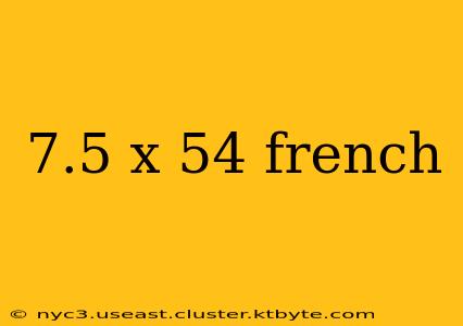 7.5 x 54 french