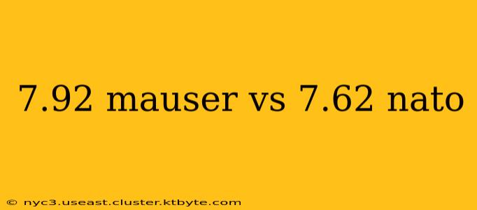 7.92 mauser vs 7.62 nato