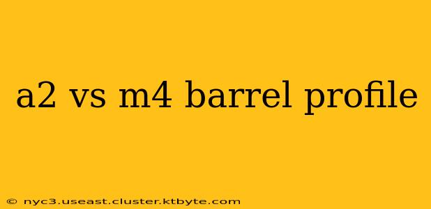 a2 vs m4 barrel profile