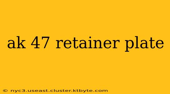 ak 47 retainer plate