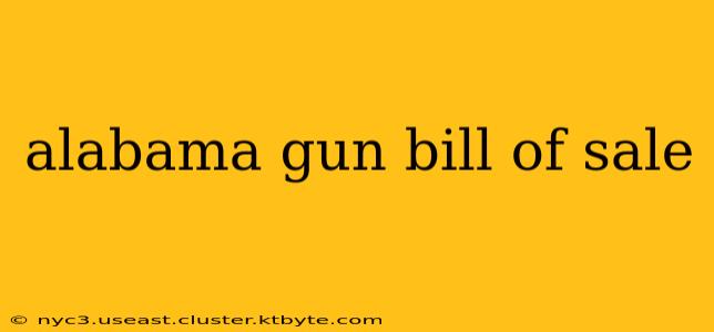 alabama gun bill of sale