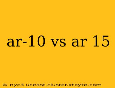 ar-10 vs ar 15