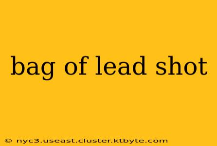 bag of lead shot