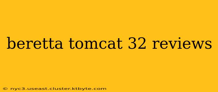 beretta tomcat 32 reviews