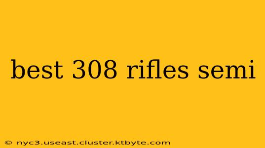 best 308 rifles semi