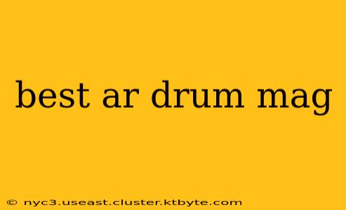 best ar drum mag