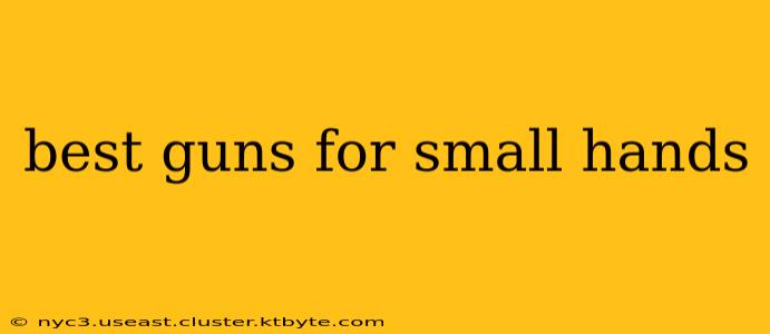 best guns for small hands