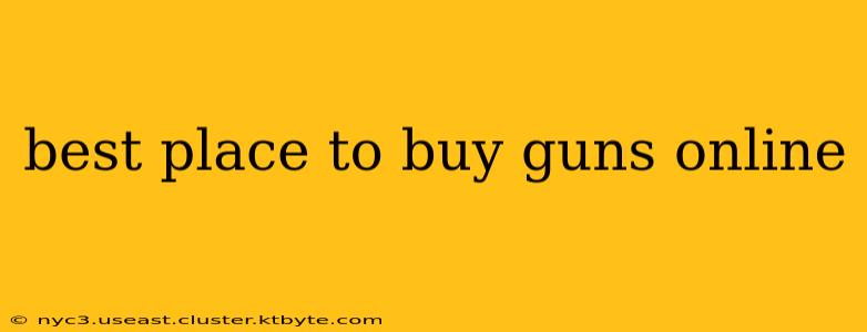 best place to buy guns online