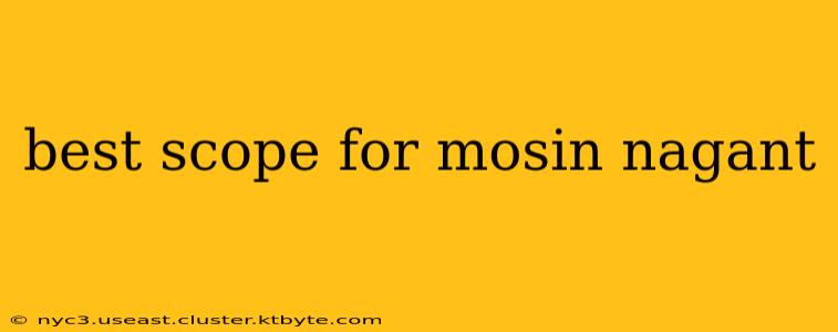 best scope for mosin nagant