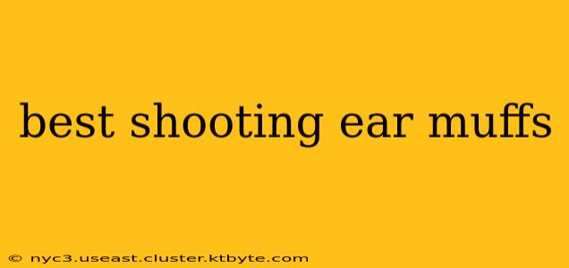 best shooting ear muffs