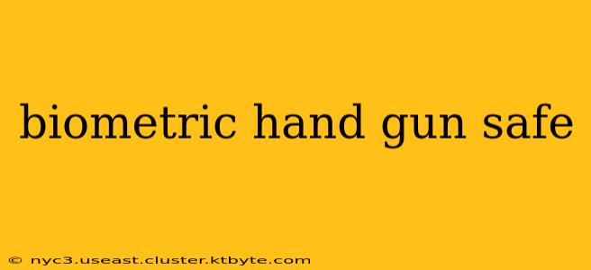 biometric hand gun safe