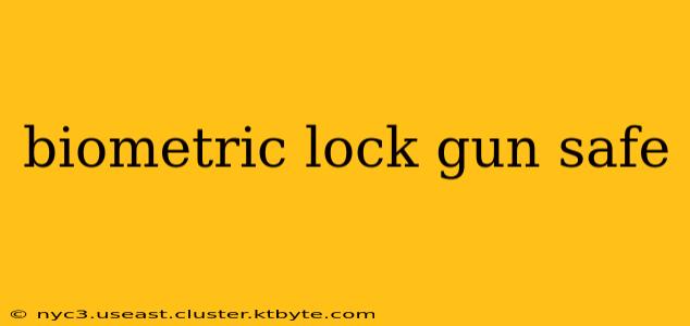 biometric lock gun safe