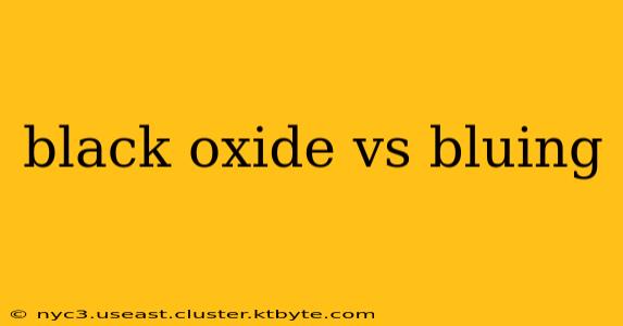 black oxide vs bluing