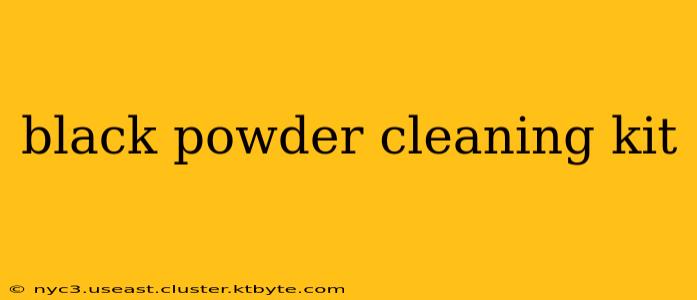 black powder cleaning kit