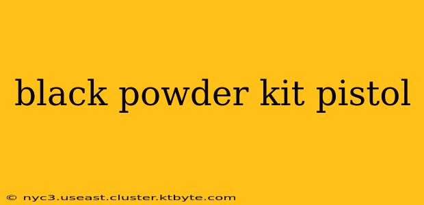 black powder kit pistol