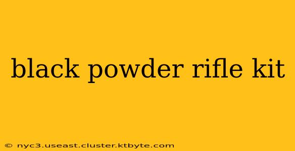 black powder rifle kit