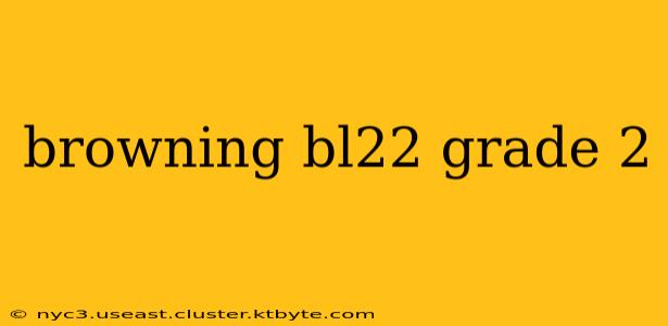 browning bl22 grade 2