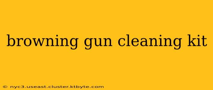 browning gun cleaning kit