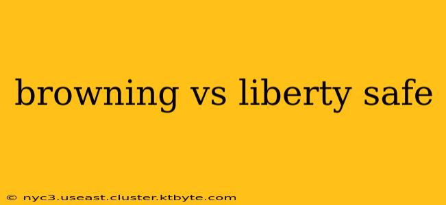 browning vs liberty safe