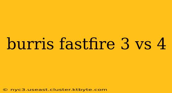 burris fastfire 3 vs 4