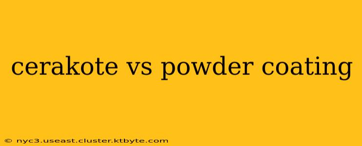 cerakote vs powder coating