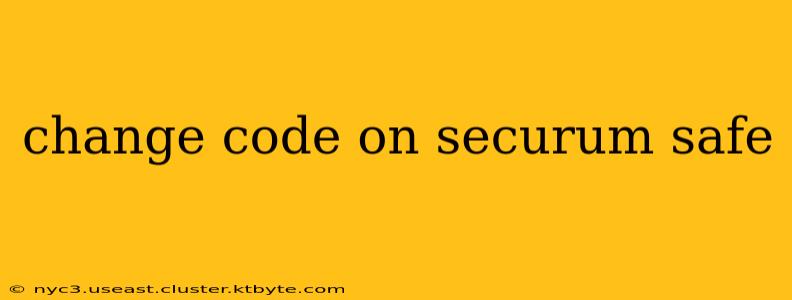 change code on securum safe